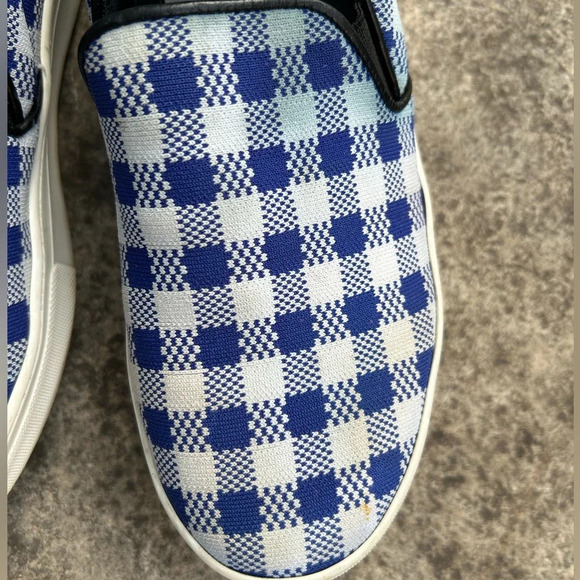 Celine Slip  On Checked Shoes, size 37 - Picture 4 of 14